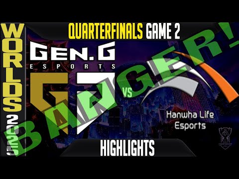 GEN vs HLE Highlights Game 2 | Worlds 2025 Quarterfinals | GenG vs Hanwha Life Esports G2