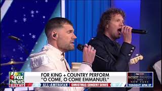 For King + Country - O Come, O Come Emmanuel - Live At @FoxNews