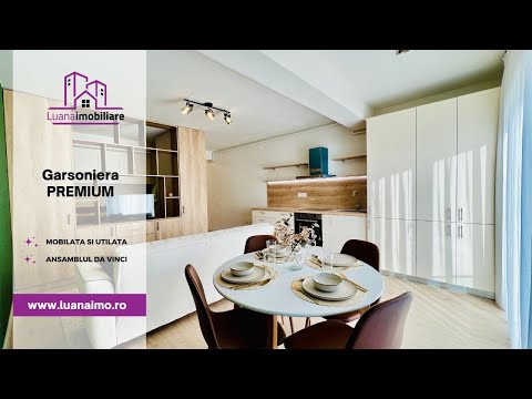 Garsoniera PREMIUM | incalzire pardoseala | mobilata si utilata | video (Mi) — Video