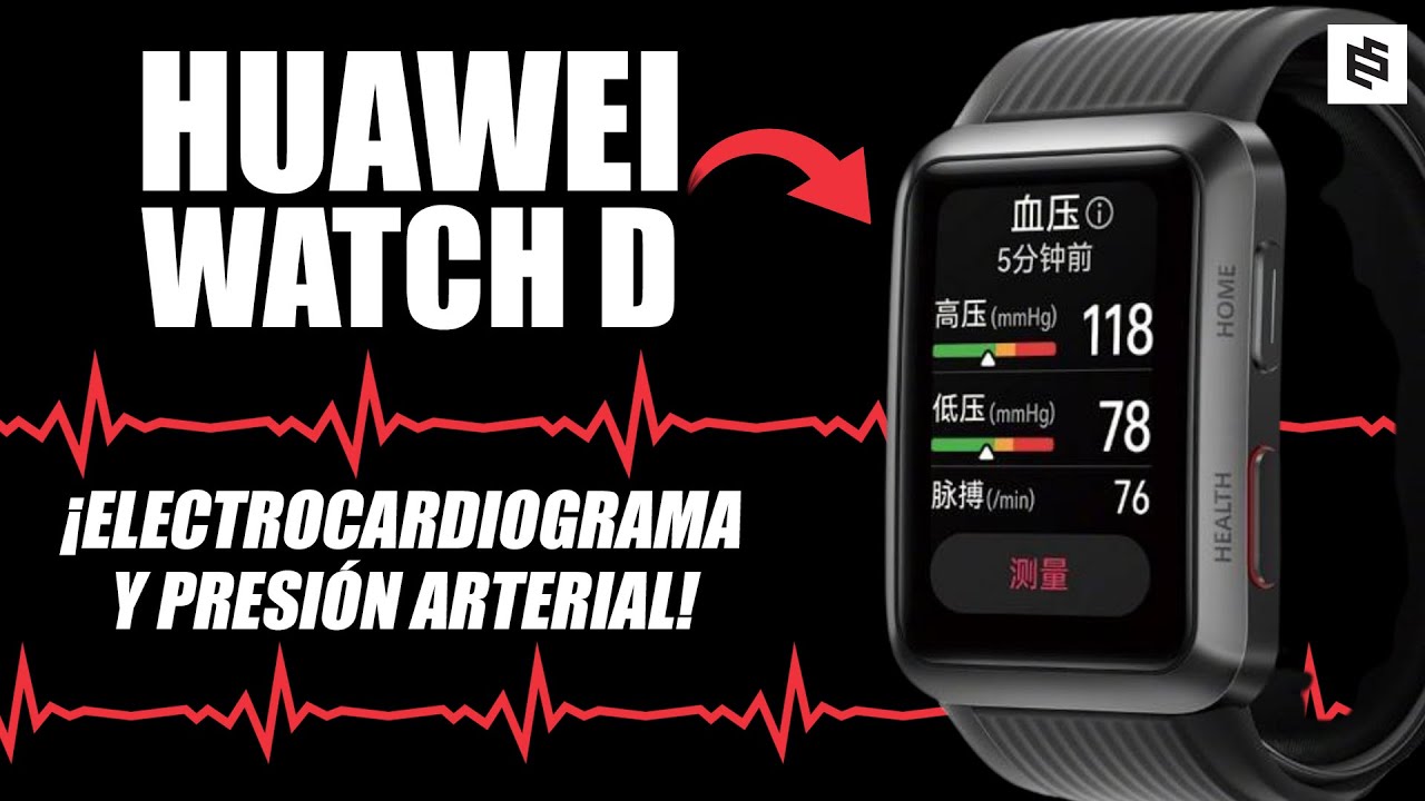 BRUTAL!😲Huawei WATCH D: ELECTROCARDIOGRAMA y PRESIÓN ARTERIAL
