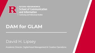 March 4, 2026, Online Information Session, CPS DAM for GLAM Certificate