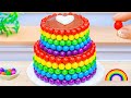 Rainbow Ice Cream Ideas Step By Step Fondant 2 Tier Rainbow Cake Sweet Cakes