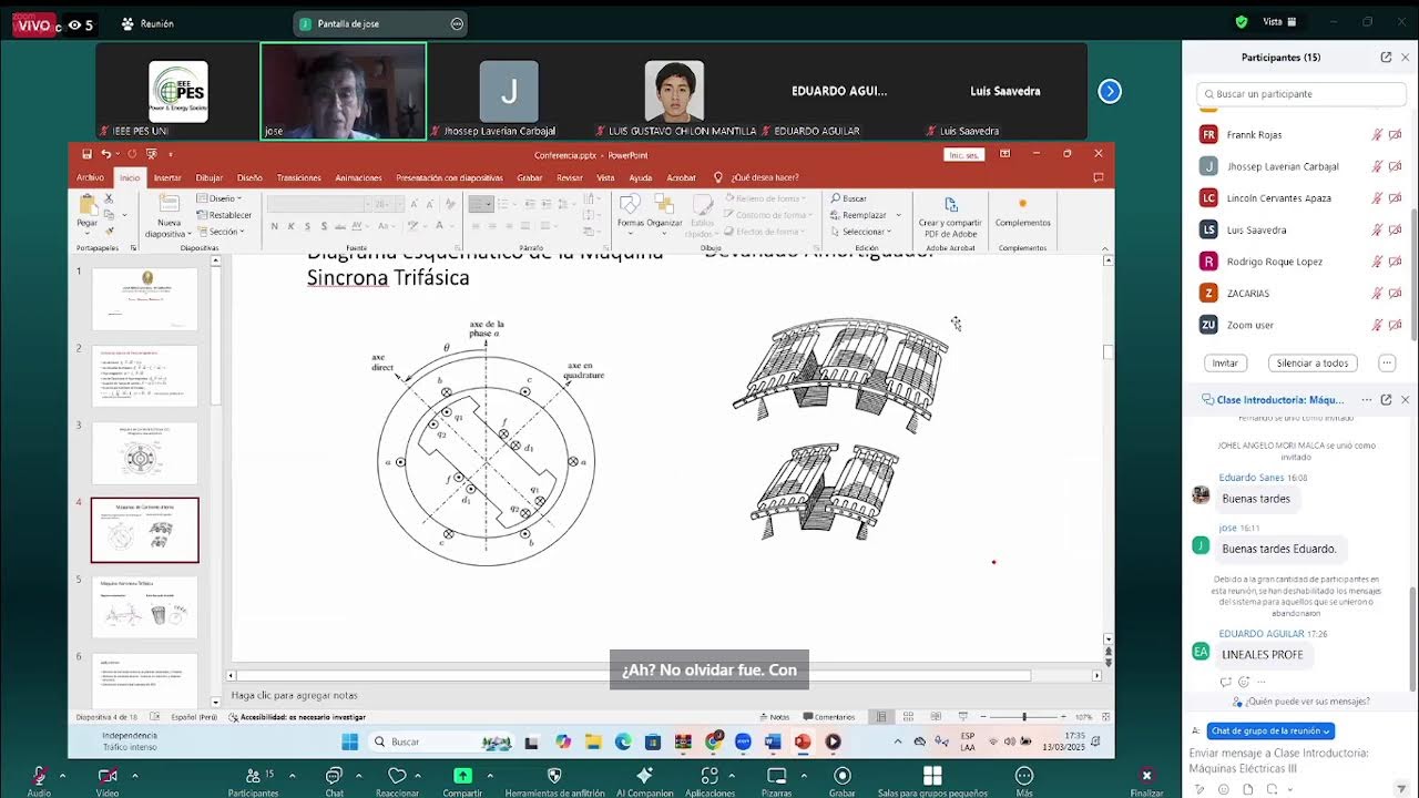 Clase Introductoria: Máquinas Eléctricas III