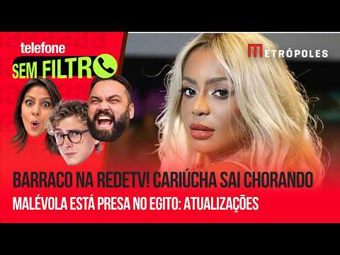 Barraco na RedeTV! Cariúcha sai chorando por causa de Rico | Malévola está presa no Egito; entenda