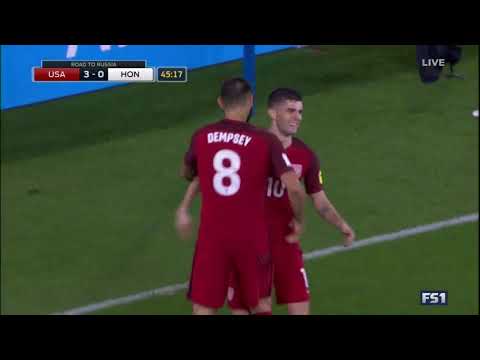 Christian Pulisic vs Honduras - 5 Goal Involvements (3/24/17)
