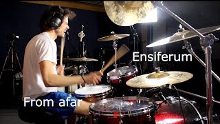 Ensiferum - from afar - Drum cover