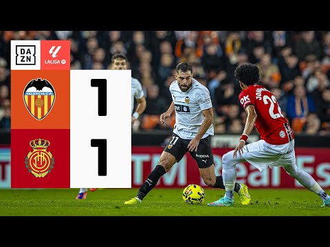 Estadísticas Valencia vs Mallorca, Primera División Jornada 17