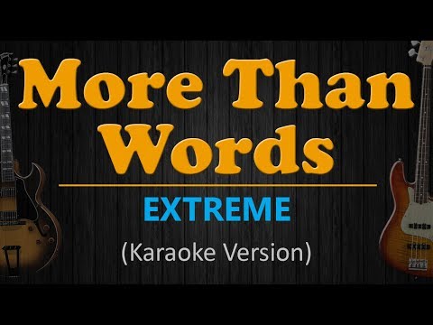 EXTREME - More than words (Karaoke Version)