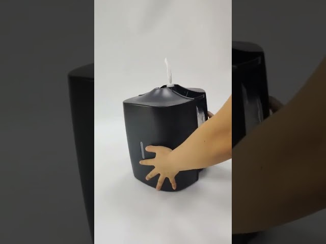 علبة مناديل ماكسي رول بلاستيك اسود  271*242*300mm