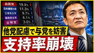 【支持率1.6％の衝撃】玉木雄一郎氏に何が起きた？「職場放棄」発言で揺らぐ国民民主党