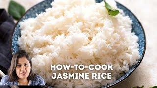 How to cook jasmine rice perfect every-single-time? Get the perfect rice to water ratio.