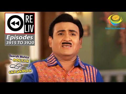Weekly Reliv - Taarak Mehta Ka Ooltah Chashmah - Episodes 3915 To 3920 | 29 Oct To 04 Nov 2023