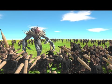 LEVEL 9999 Gods vs 300 Human Animal Revolt Battle Simulator