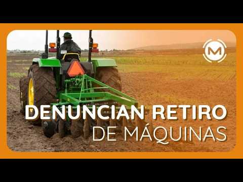 Asociación campesina denuncia retiro de maquinarias en plena campaña política