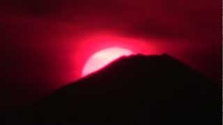 preview picture of video '12月14日のダイヤモンド富士 茨城県守谷市野木崎 利根川堤防 Sunset Mt.Fuji'
