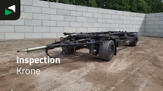 Krone AZ containerchassi trailer till salu - Bild 4 | Autoline SE Krone AZ containerchassi trailer | Bild 4 - Autoline