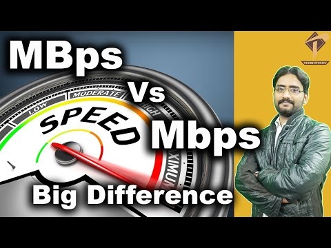 MBps Vs Mbps | Megabits Vs Megabytes per second Big Difference Explained Video