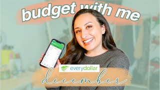 DECEMBER BUDGET WITH ME // debt free journey, every dollar app, dave ramsey's baby steps