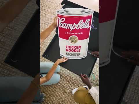 Andy Warhol Chicken Noodle Soup Can Neon Sign