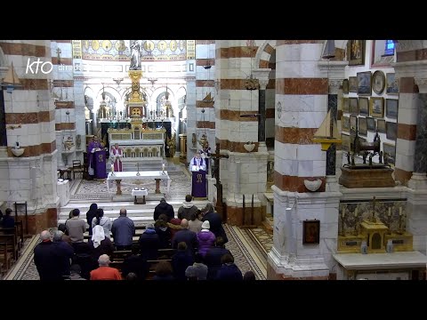 Laudes et messe des Cendres 2023 à Notre-Dame de la Garde à Marseille