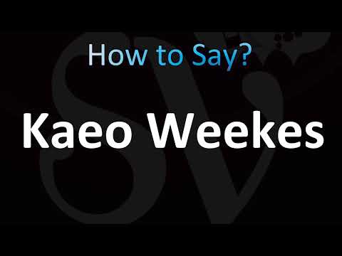 How to Pronounce Kaeo Weekes (CORRECTLY!)