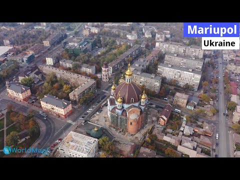 Hero City of Ukraine Mariupol Before and After Russian Invasion