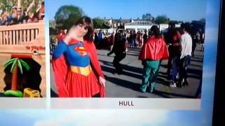 Daybreak superwoman hits superman kid by accident