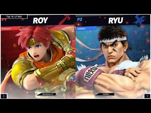 Ultimate Rumble 6 Singles Top16 LF Bo5 Blacktwins13 PichuRoy vs Riddles Ryu