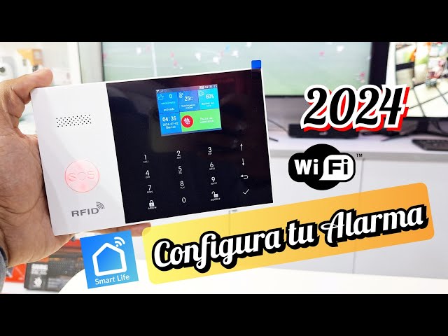 Vídeo relacionado con PGST Sistema de Alarma 2G gsm WiFi, Compatible con Control Remoto, Kit de Seguridad para el Hogar con Smart Life App 8Piezas, Sistema antirrobo Inalámbrico 120DB, Compatible con Alexa, Google Home