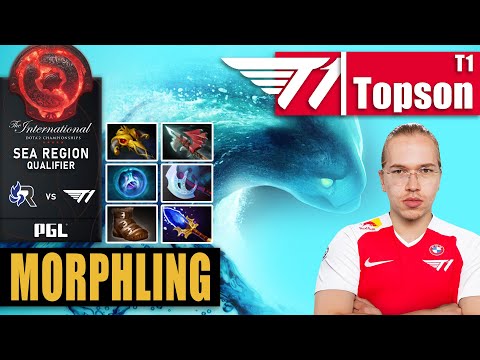 RSG vs T1 | TOPSON ONE MAN SHOW | TOPSON IMBA GIGACHAD MORPHLING MID CARRY T1 | TI 11 SEA QUALIFIER