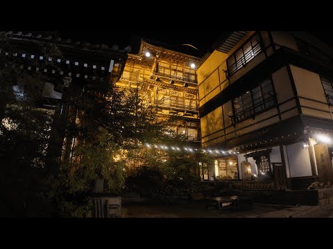 [4K] Shibu Onsen Night Walk, Nagano | Japan [Ambient]