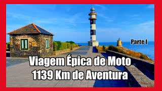 1139 km by MOTORCYCLE to GALICIA 🇪🇸 | Isla de Tapia Lighthouse & San Agustín Lighthouse (Part I)