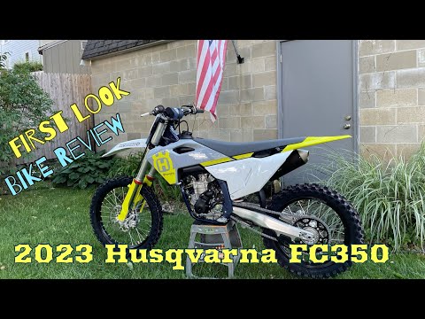 2023 Husqvarna FC350 Brand New Quick Bike Review First Ride GoPro Motocross/ Woods Ride @De_Rail