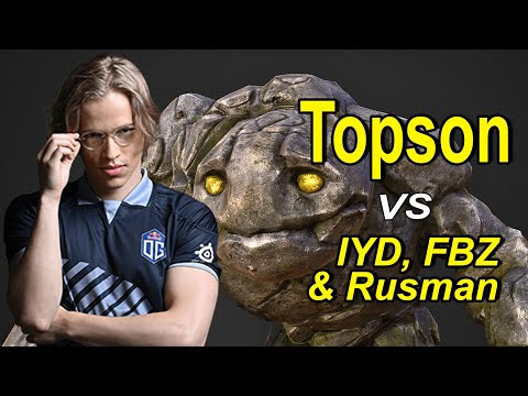 Topson Tiny vs InYourdreaM, Rusman and FBZ - Pro Player Gameplay | Dota 2
