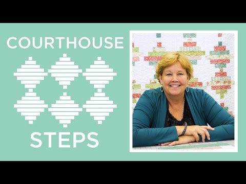 Make an Easy Courthouse Steps Quilt with Jenny Doan of Missouri Star! (Video Tutorial)