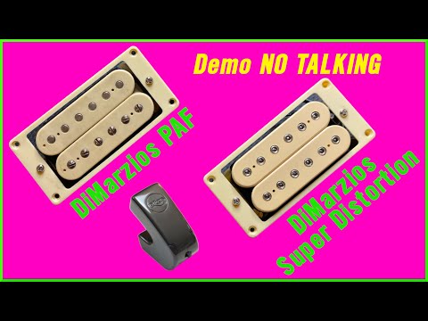 This is my guitar - Epiphone LP STD with DiMarzio Paf + SD - Demo - NO TALKING