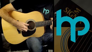 Video thumbnail for Sigma DM-ST akusztikus gitár by HangszerPláza