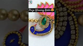 Rakhi Making Ideas At Home/DIY Rakhi at home/DIY art and craft #CelebrateWithShorts #Shorts