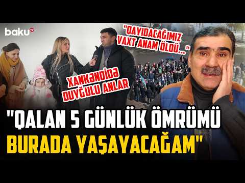 "Vətənə görə hər şeyimi atdım" - Kəmalə Xankəndiyə qayıdan sakinlərin qonağı oldu | KƏNDİNƏ QAYIT
