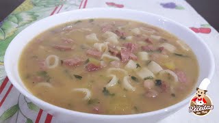 COMO FAZER SOPA DE FEIJÃO COM MACARRÃO E LINGUIÇA CALABRESA