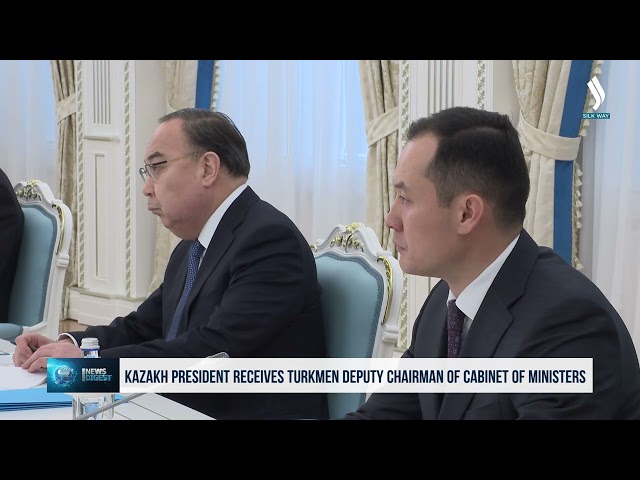 Kazakistan Devlet başkanı, Türkmenistan Bakanlar Kurulu başkan yardımcısını kabul etti