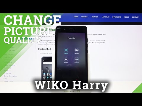 How to Set Up Different Photo Quality in Wiko Harry - Change Pictures Quality