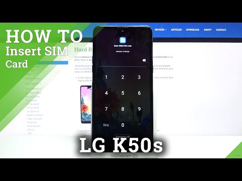 How to Insert SIM Card in LG K50s – Find SIM Slot