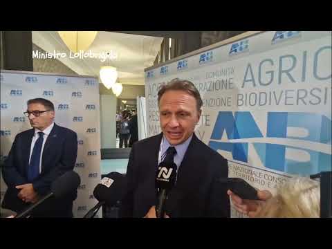 Assemblea Anbi: punto stampa del ministro Francesco Lollobrigida