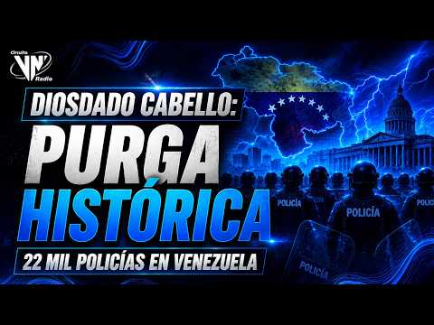 DIOSDADO CABELLO: Purga histórica de 22 mil policías en Venezuela 👀‼️