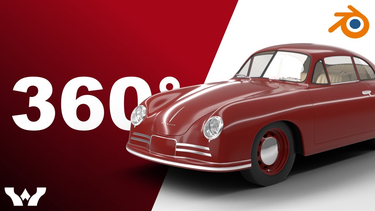 Porsche 356-2 Coupe 1948 HQ 3D Model