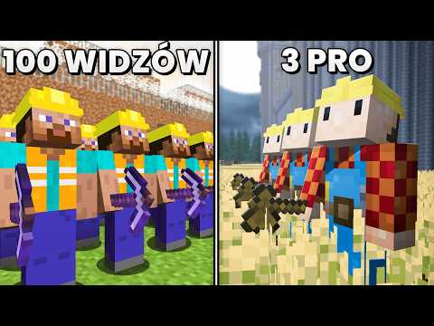 100 WIDZÓW vs 3 PRO BUDOWNICZYCH - Kto Zbuduje Lepsze Więzienie?