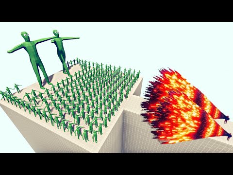 100x ZOMBIE + 2x GIANT vs 2X EVERY GOD - Totally Accurate Battle Simulator TABS