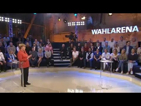 12 Tage vor der Wahl: Angela Merkel mal volksnah