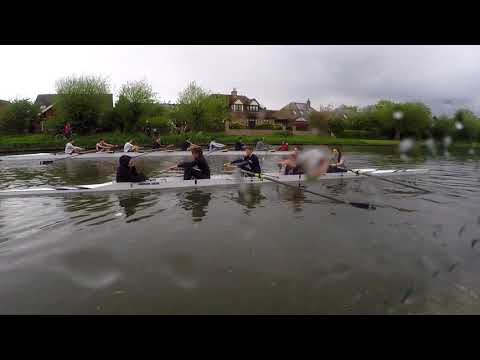 Cambridge Bad Rowers - CAB001 sprint start collides with moored boat
